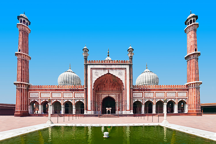 Why is the mosque built in 12 years important for India? ​