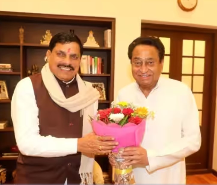 Exploring Political Dynamics: The Meeting Between Madhya Pradesh's CM Mohan Yadav and Kamal Nath