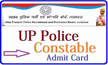 UP Police Constable Recruitment Exam Admit Card Released