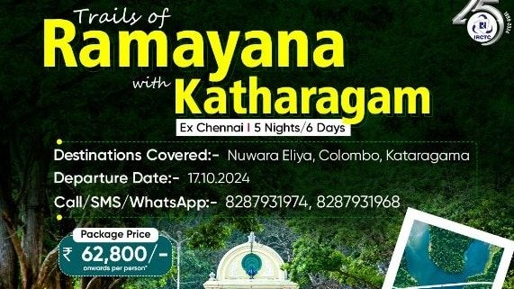 Unveil Sri Lanka's Beauty with IRCTC's Ramayana Tour Package