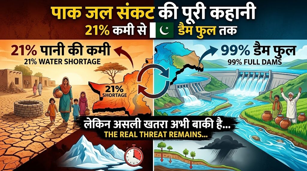 Pakistan Water Crisis: 21% पानी की कमी से लेकर 99% डैम फुल होने तक की पूरी कहानी, लेकिन असली खतरा अभी बाकी है