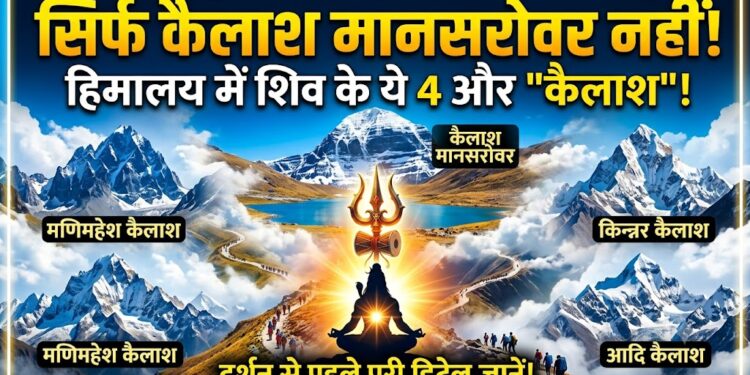 Panch Kailash Yatra: कैलाश मानसरोवर ही नहीं, हिमालय में छिपे हैं शिव के ये 4 और 'कैलाश', दर्शन से पहले जान लें पूरी डिटेल