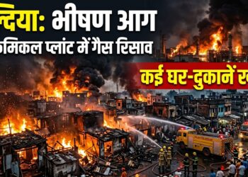 Haldia Fire News: हल्दिया के पेट्रोकेमिकल प्लांट में गैस रिसाव से भड़की भीषण आग, जलकर राख हुए कई घर और दुकानें
