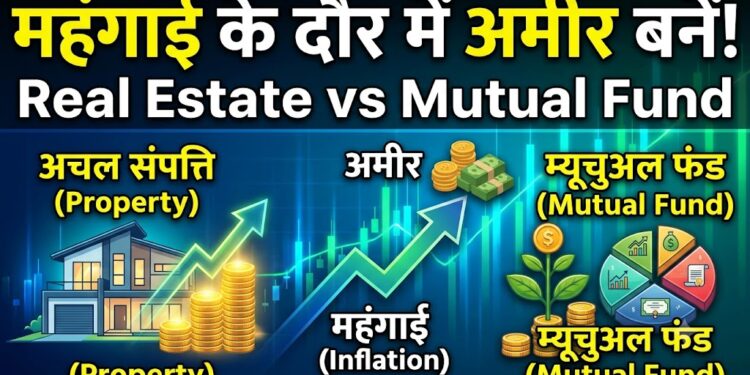 Real Estate vs Mutual Fund: महंगाई के दौर में कहां निवेश करने से बनेंगे अमीर? आसान भाषा में समझें पूरा गणित