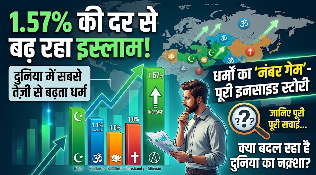 Global Religion Demographics 2026: यूरोप में घट रहे ईसाई, जानें कैसे तेजी से बदल रहा है दुनिया के धर्मों का गणित