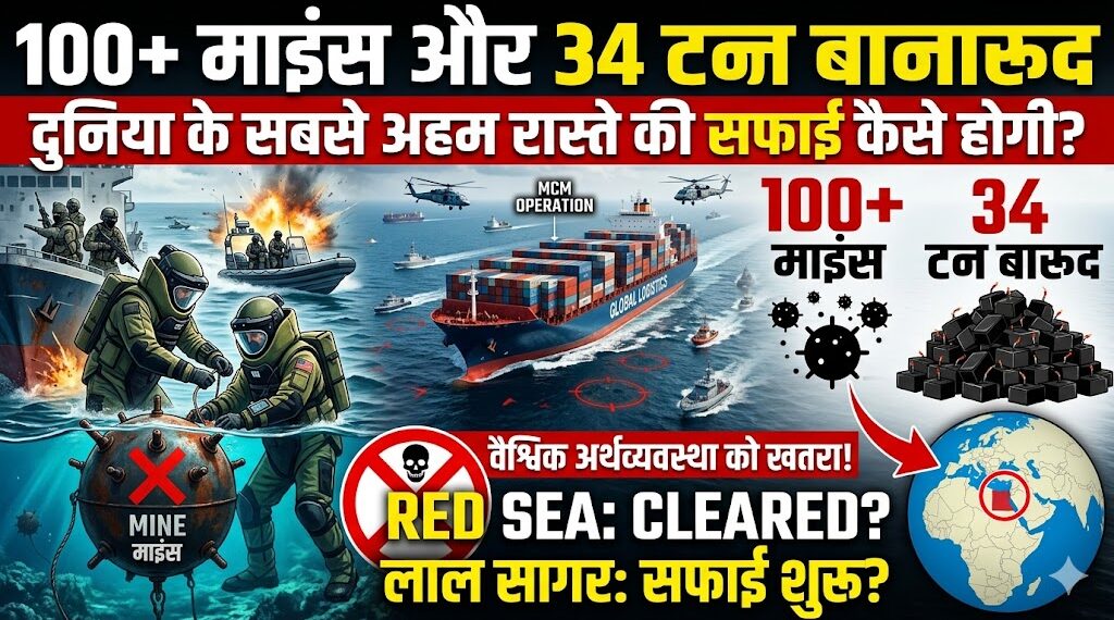 Global Economy: 100 से ज्यादा माइंस और 34 टन बारूद, दुनिया के सबसे अहम समुद्री रास्ते की सफाई कैसे होगी?