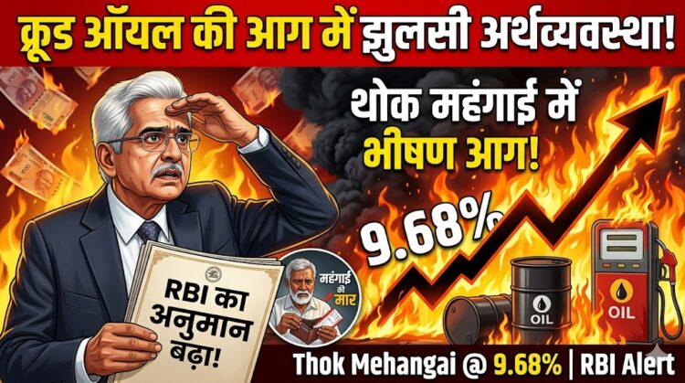 Economic News: कच्चे तेल की आग से 9.68% पर पहुंची थोक महंगाई, RBI ने भी बढ़ाया अपना अनुमान