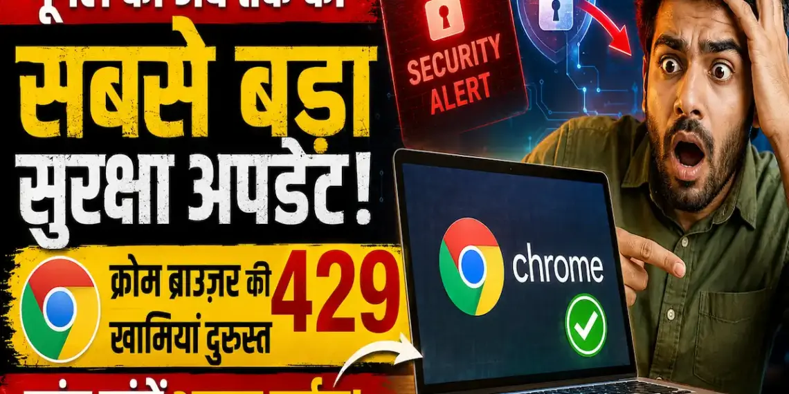 गूगल क्रोम के इतिहास का सबसे बड़ा सिक्योरिटी अपडेट, जानें क्या आपके डिवाइस पर मँडरा रहा है खतरा?