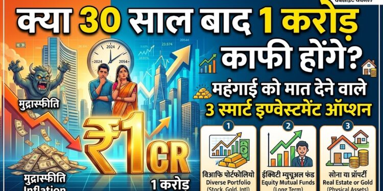 Personal Finance: क्या 30 साल बाद 1 करोड़ रुपये आपके लिए काफी होंगे? जानिए महंगाई को मात देने वाले 3 स्मार्ट इन्वेस्टमेंट ऑप्शन