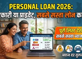 Personal Loan 2026: सरकारी या प्राइवेट, किस बैंक में मिल रहा है सबसे सस्ता पर्सनल लोन? यहां देखें पूरी लिस्ट