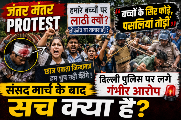 Jantar Mantar Protest: 'बच्चों के सिर फोड़े, पसलियां तोड़ीं', संसद मार्च के बाद दिल्ली पुलिस पर लगे गंभीर आरोप