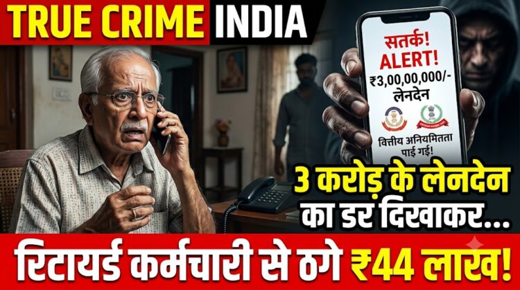 True Crime India: 3 करोड़ के लेनदेन का डर दिखाकर रिटायर्ड कर्मचारी से ठगे 44 लाख