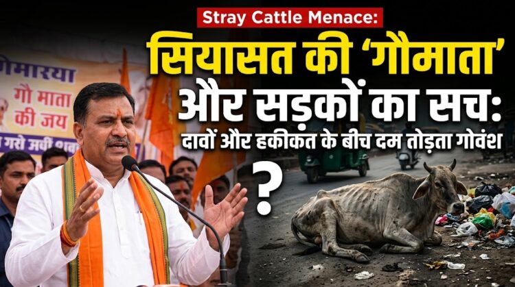 Stray Cattle Menace: सियासत की 'गौमाता' और सड़कों का सच: दावों और हकीकत के बीच दम तोड़ता गोवंश