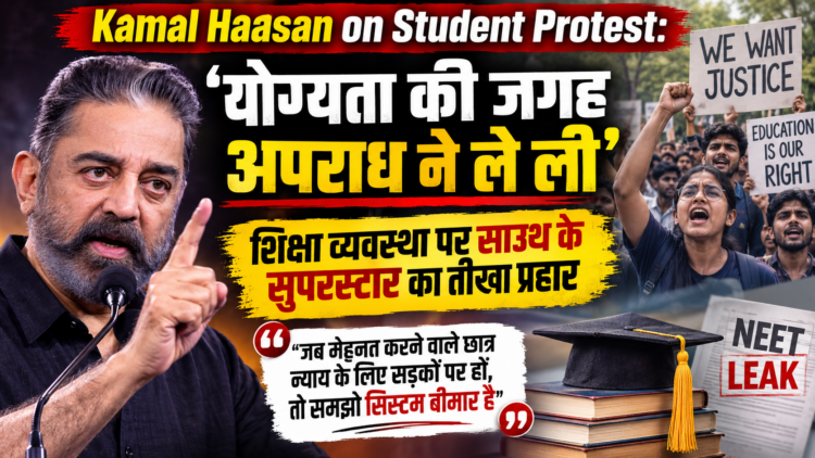 Kamal Haasan on Student Protest: 'योग्यता की जगह अपराध ने ले ली', शिक्षा व्यवस्था पर साउथ के सुपरस्टार का तीखा प्रहार