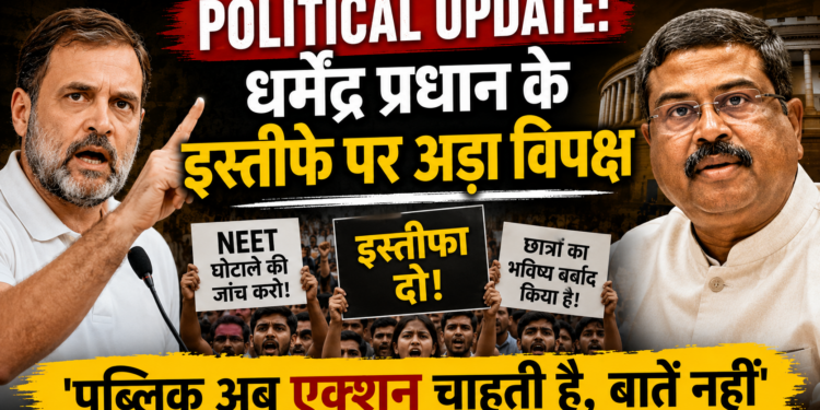 Political Update: धर्मेंद्र प्रधान के इस्तीफे पर अड़ा विपक्ष,'पब्लिक अब एक्शन चाहती है, बातें नहीं'