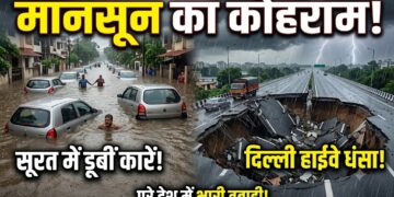 Weather Update Today: सूरत में डूबीं कारें, दिल्ली हाईवे धंसा, तस्वीरों में देखें मानसून ने कैसे मचाया पूरे देश में कोहराम
