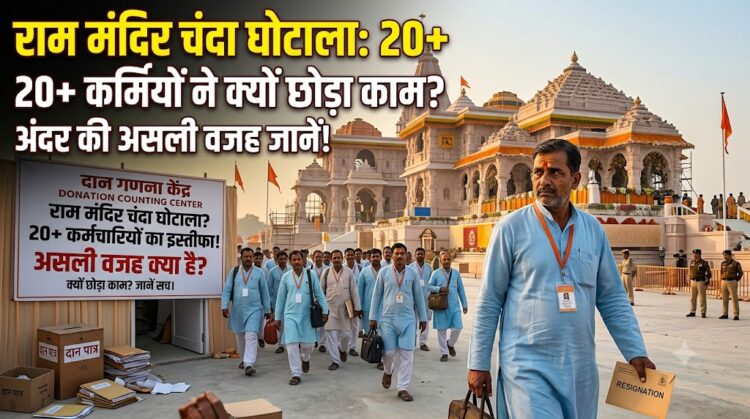 Ram Mandir Donation Scam: राम मंदिर में चंदा गिनने वाले 20 से ज्यादा कर्मचारियों ने क्यों छोड़ा काम? जानें अंदर की असली वजह