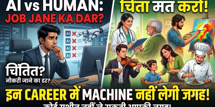 AI vs Human: जॉब जाने के डर से हैं परेशान? इन करियर ऑप्शंस में कोई मशीन नहीं ले सकती आपकी जगह