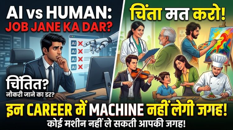AI vs Human: जॉब जाने के डर से हैं परेशान? इन करियर ऑप्शंस में कोई मशीन नहीं ले सकती आपकी जगह