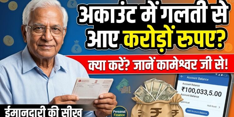 Personal Finance News: अकाउंट में गलती से करोड़ों रुपये आ जाएं तो क्या करें? 82 साल के कामेश्वर जी से लें ईमानदारी की सीख
