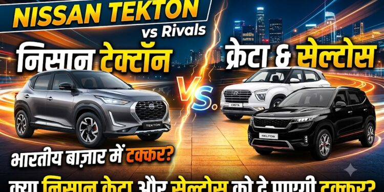 Nissan Tekton vs Rivals: क्या निसान की यह नई गाड़ी भारतीय बाजार में क्रेटा और सेल्टोस को दे पाएगी टक्कर?