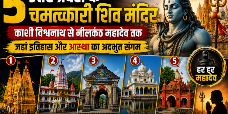 Famous Shiv Temples in Uttar Pradesh: उत्तर प्रदेश के 5 चमत्कारी शिव मंदिर, काशी विश्वनाथ से नीलकंठ महादेव तक, जहां इतिहास और आस्था का अद्भुत संगम
