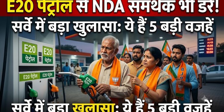 C-Voter Survey: NDA समर्थक भी नहीं डलवाना चाहते E20 पेट्रोल, सर्वे में सामने आई 5 सबसे बड़ी वजहें