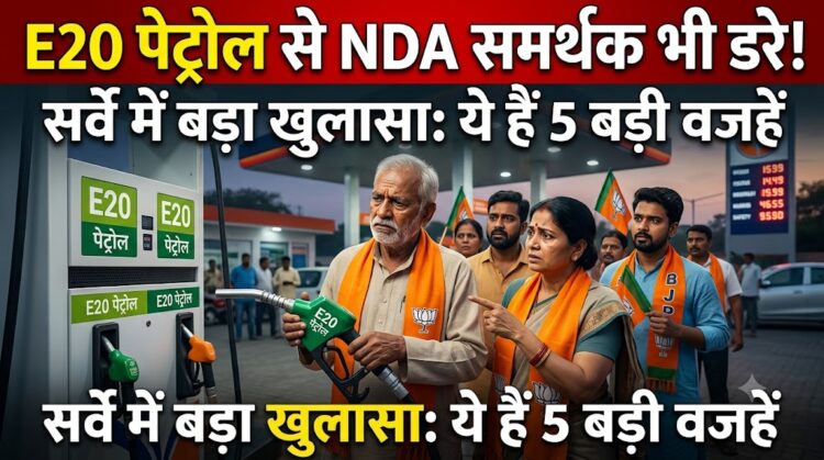 C-Voter Survey: NDA समर्थक भी नहीं डलवाना चाहते E20 पेट्रोल, सर्वे में सामने आई 5 सबसे बड़ी वजहें