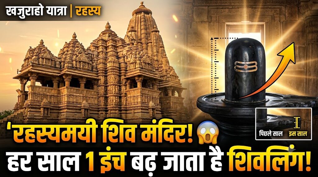 Khajuraho Travel: खजुराहो का वो रहस्यमयी शिव मंदिर, जहां हर साल 1 इंच बढ़ जाता है शिवलिंग