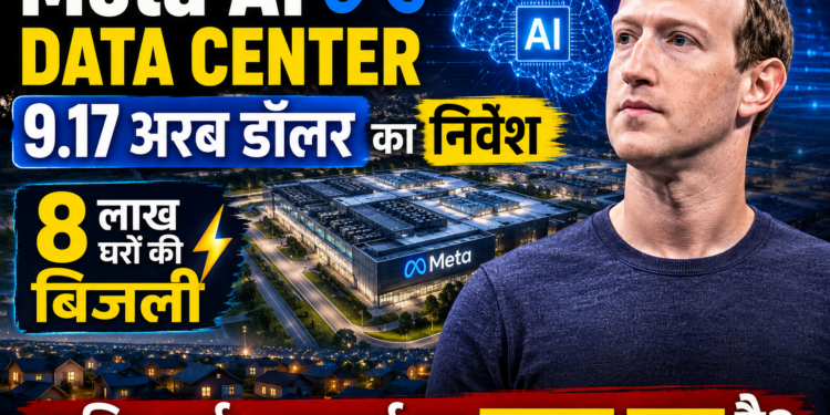 Meta AI Data Center: 9.17 अरब डॉलर का निवेश और 8 लाख घरों की बिजली, आखिर मार्क जकरबर्ग का प्लान क्या है?