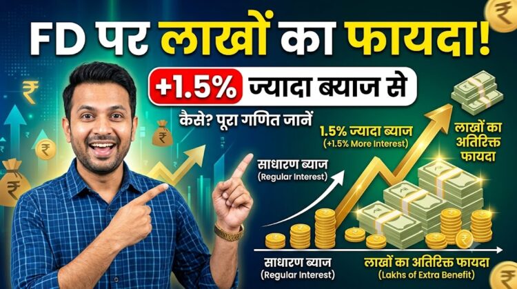 Fixed Deposit Interest Rate: सिर्फ 1.5% ज्यादा ब्याज से FD पर लाखों का अतिरिक्त फायदा, निवेश से पहले जानें पूरा गणित