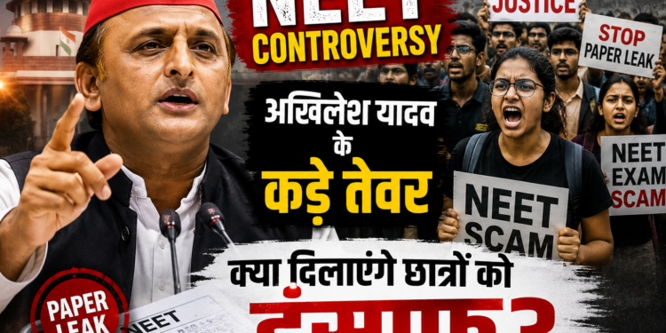 NEET Controversy: अखिलेश यादव के कड़े तेवर क्या दिलाएंगे छात्रों को इंसाफ?