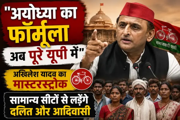"अयोध्या का फॉर्मूला अब पूरे यूपी में": अखिलेश यादव का मास्टरस्ट्रोक, सामान्य सीटों से लड़ेंगे दलित और आदिवासी