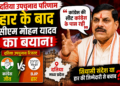 Datia By Election Result: हार के बाद सीएम मोहन यादव का बयान, कांग्रेस की सीट कांग्रेस के पास रही