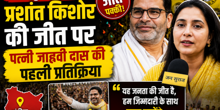 Bankipur News: प्रशांत किशोर की जीत पर पत्नी जाह्नवी दास की पहली प्रतिक्रिया