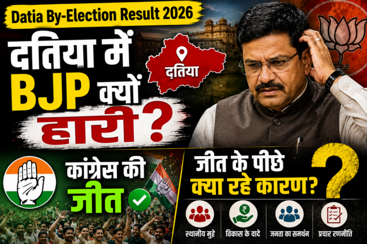 Datia By-Election Result 2026: दतिया में BJP क्यों हारी? कांग्रेस की जीत के पीछे क्या रहे कारण