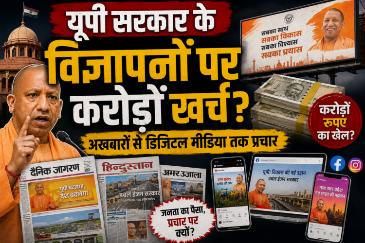 UP Government Advertisement: यूपी सरकार के विज्ञापनों पर करोड़ों खर्च? अखबारों से डिजिटल मीडिया तक प्रचार