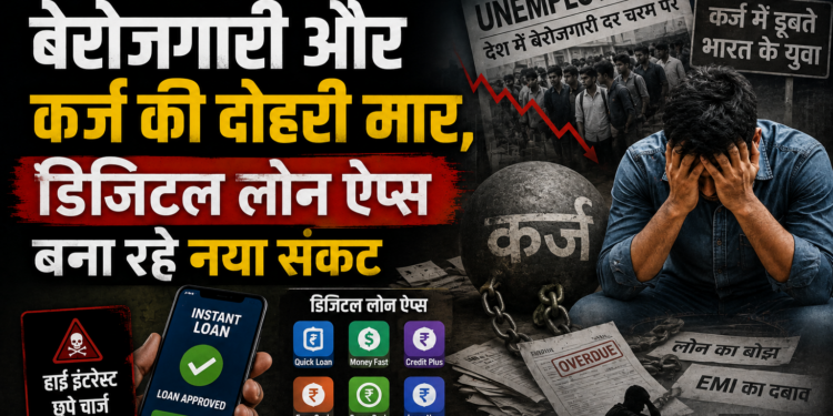 India Unemployment & Debt Crisis: बेरोजगारी और कर्ज की दोहरी मार, डिजिटल लोन ऐप्स बना रहे नया संकट